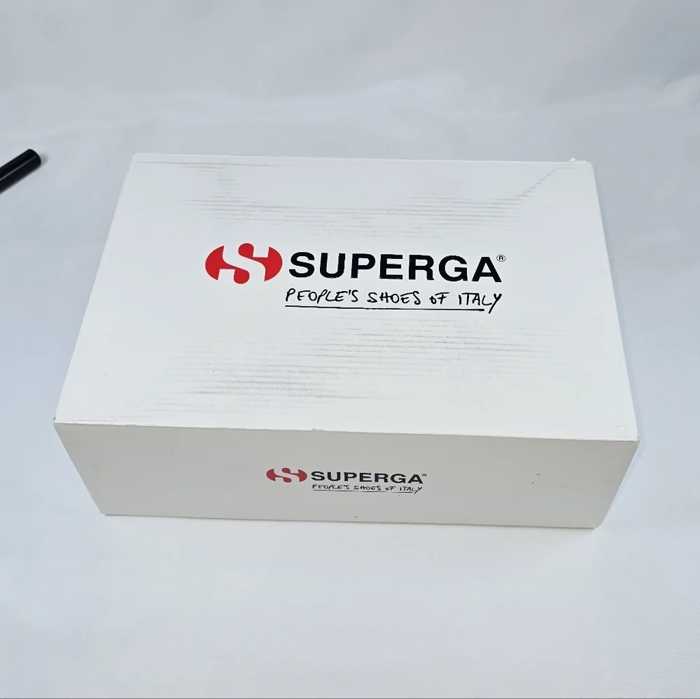 Superga | 2790 Cotw Platform Cotton Canvas Sneakers In True White Size EU42 NWB!